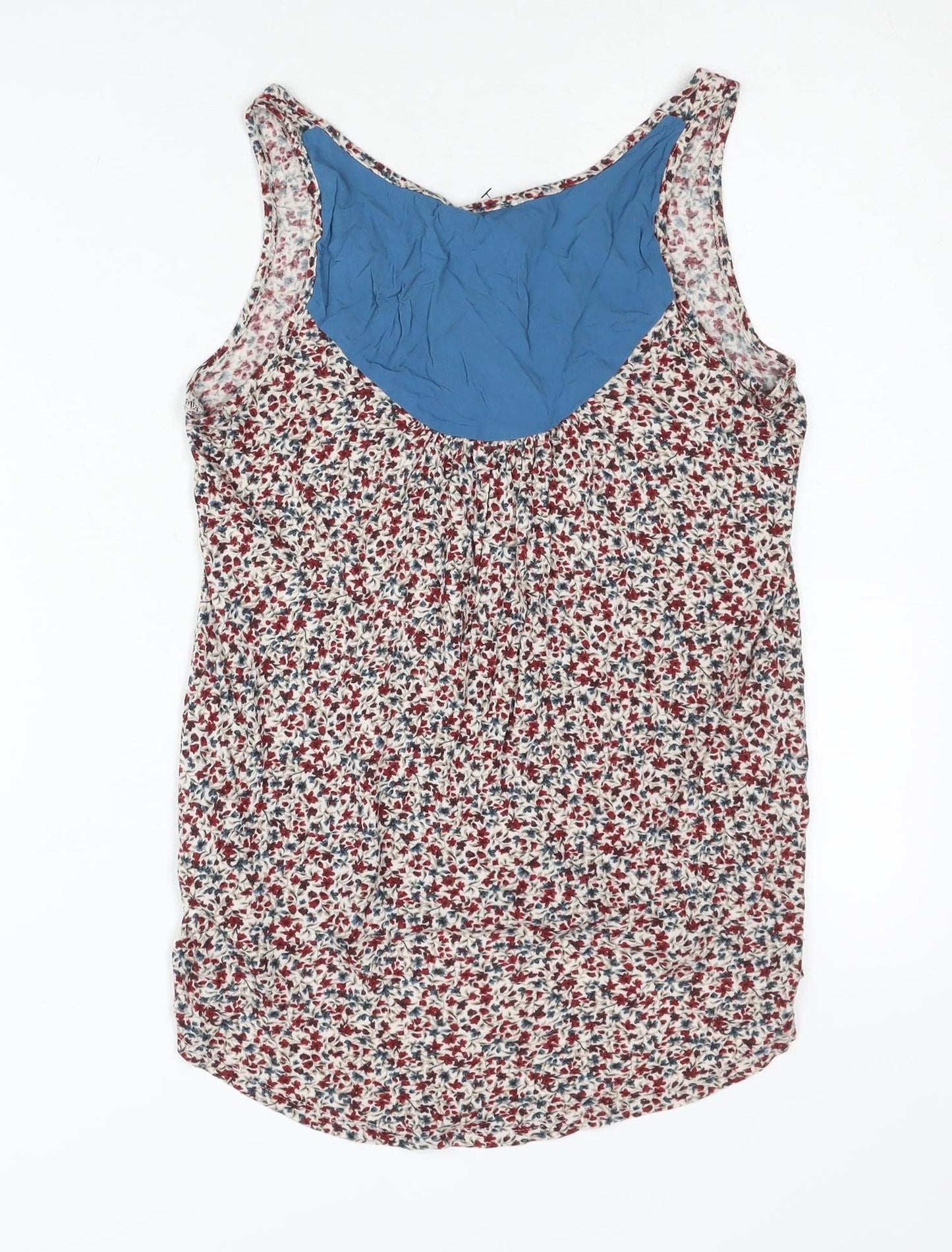 Womens UK Size 8 Warehouse Multicoloured Basic Tank