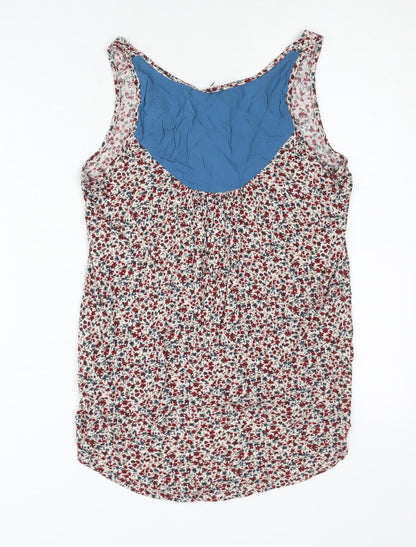 Womens UK Size 8 Warehouse Multicoloured Basic Tank