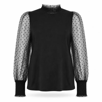 Womens UK Size 6 Boden Black Tunic Blouse
