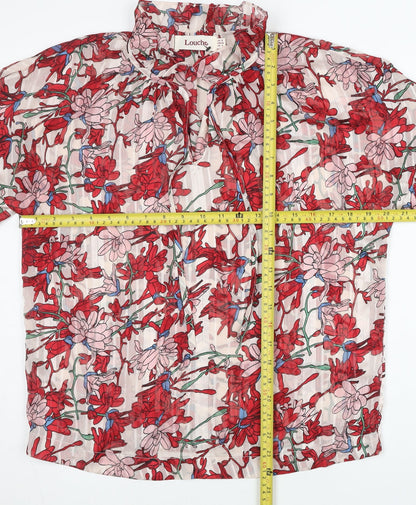 Womens UK Size 8 Louche Multicoloured Tunic Blouse