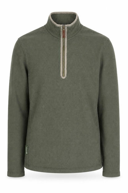 Mens UK Size S Mountain Warehouse Green Henley Sweatshirt