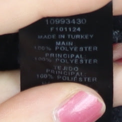 ASOS DESIGN Men’s Black Paisley Fleece Jacket Small Regular Zip