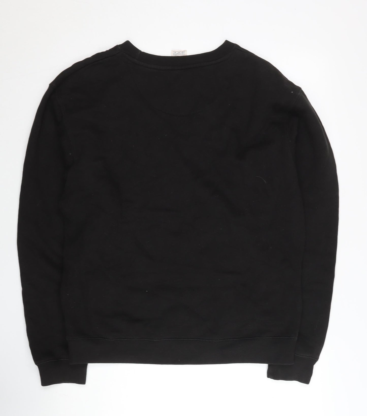 Delta Fleece Mens Black Anime Graphic Pullover Sweatshirt Size M