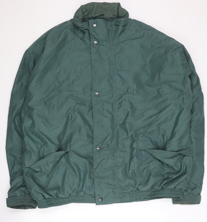 Mens UK Size XL Grizzly Golfwear Green Basic Jacket