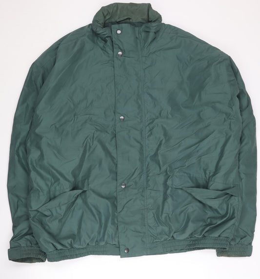 Mens UK Size XL Grizzly Golfwear Green Basic Jacket