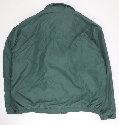 Mens UK Size XL Grizzly Golfwear Green Basic Jacket