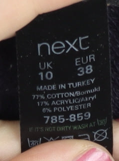 Womens UK Size 10 NEXT Blue Pullover Jumper