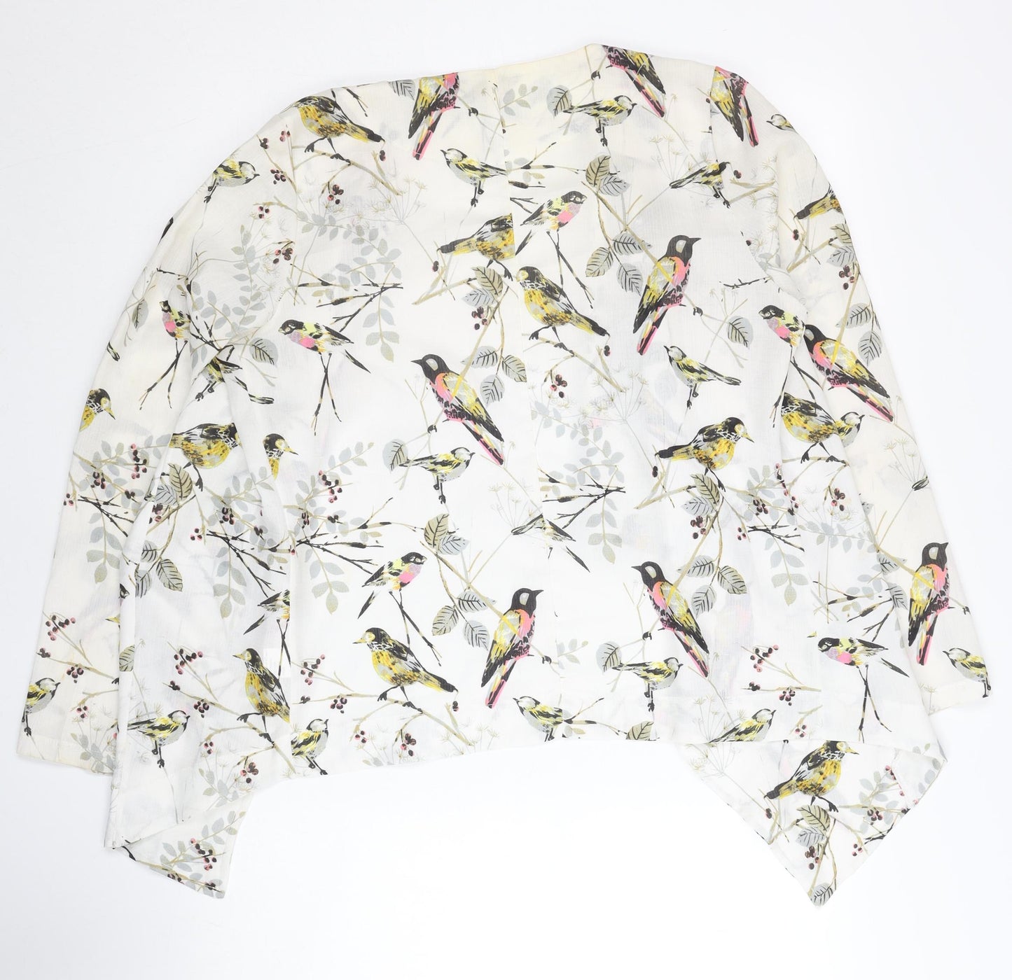 Urban Mist Women’s Multicoloured Bird Print Viscose Suit Top M