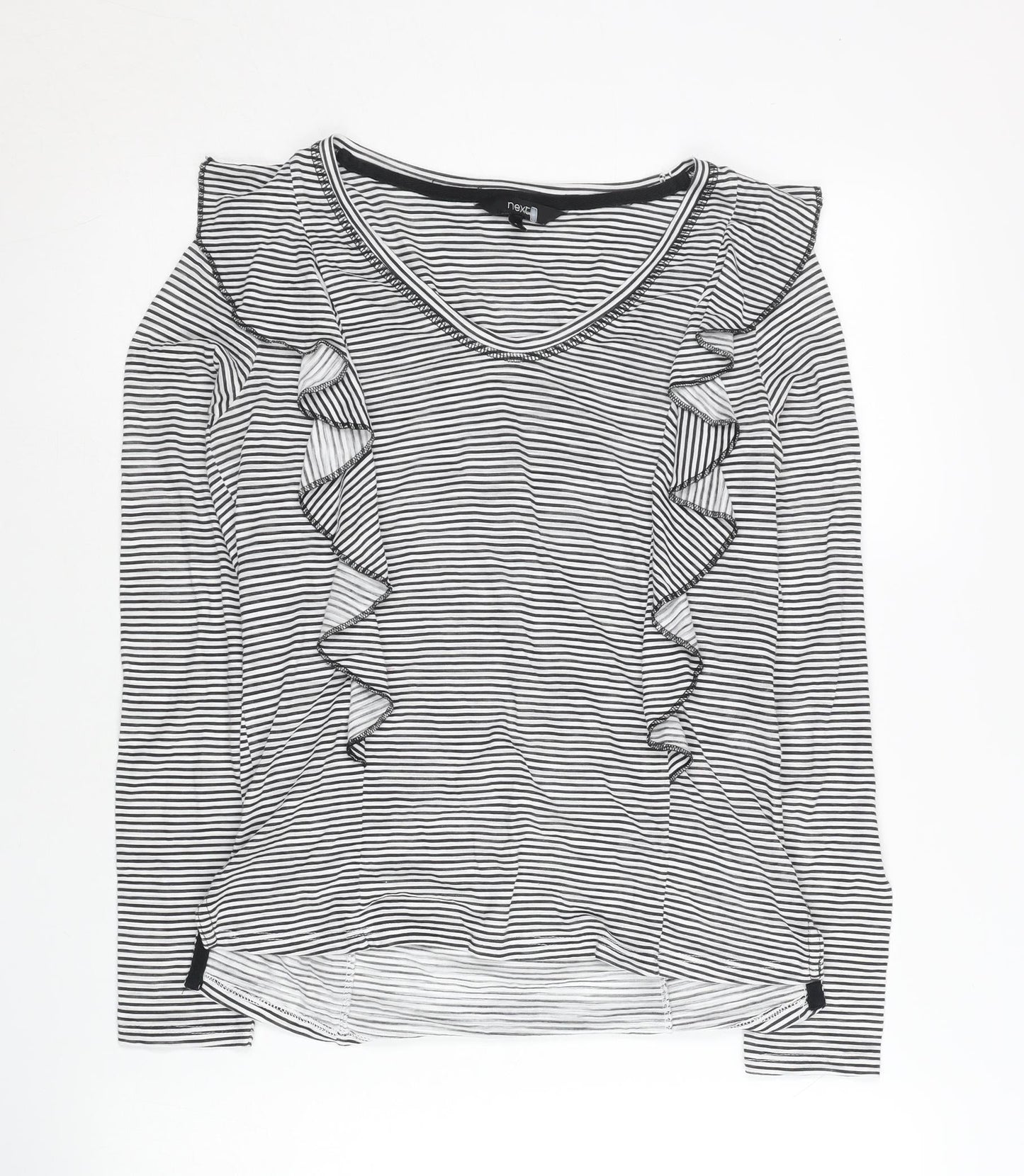 Womens UK Size 6 NEXT Black Basic T-Shirt