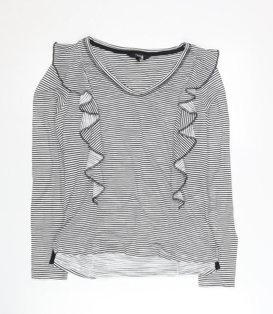 Womens UK Size 6 NEXT Black Basic T-Shirt