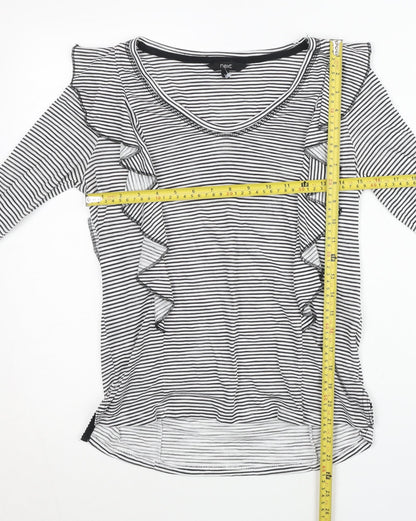 Womens UK Size 6 NEXT Black Basic T-Shirt