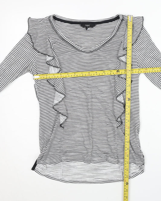Womens UK Size 6 NEXT Black Basic T-Shirt