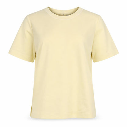 Womens UK Size 12 Viyella Beige Basic T-Shirt