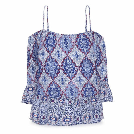 Womens UK Size 8 Marks and Spencer Blue Camisole Tank