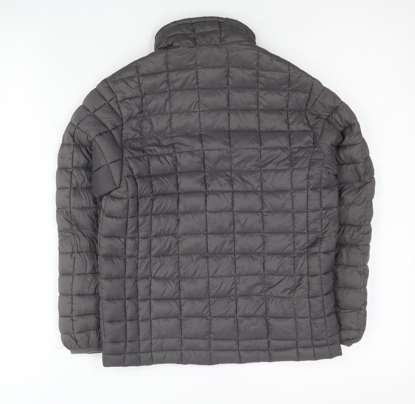 Snozu Boys Grey Quilted Puffer Jacket XS Lightweight Winter Coat