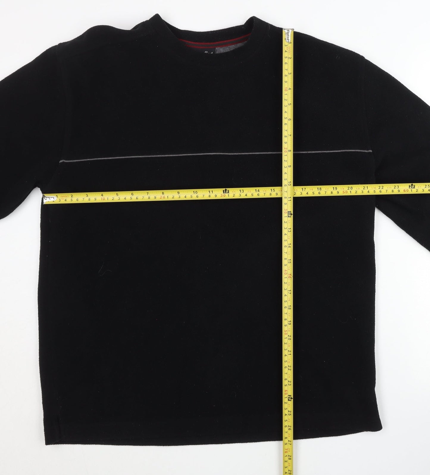 Mens UK Size M BHS Black Pullover Sweatshirt