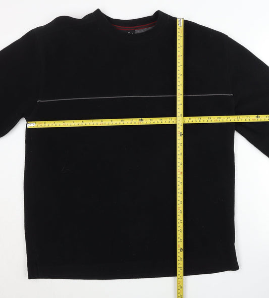 Mens UK Size M BHS Black Pullover Sweatshirt