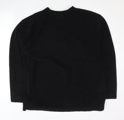 Mens UK Size M BHS Black Pullover Sweatshirt