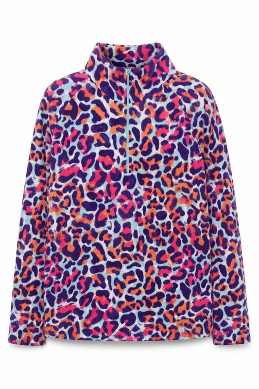 Mountain Warehouse Girls Multicoloured Fleece Sweatshirt 11-12Y 1/4 Zip
