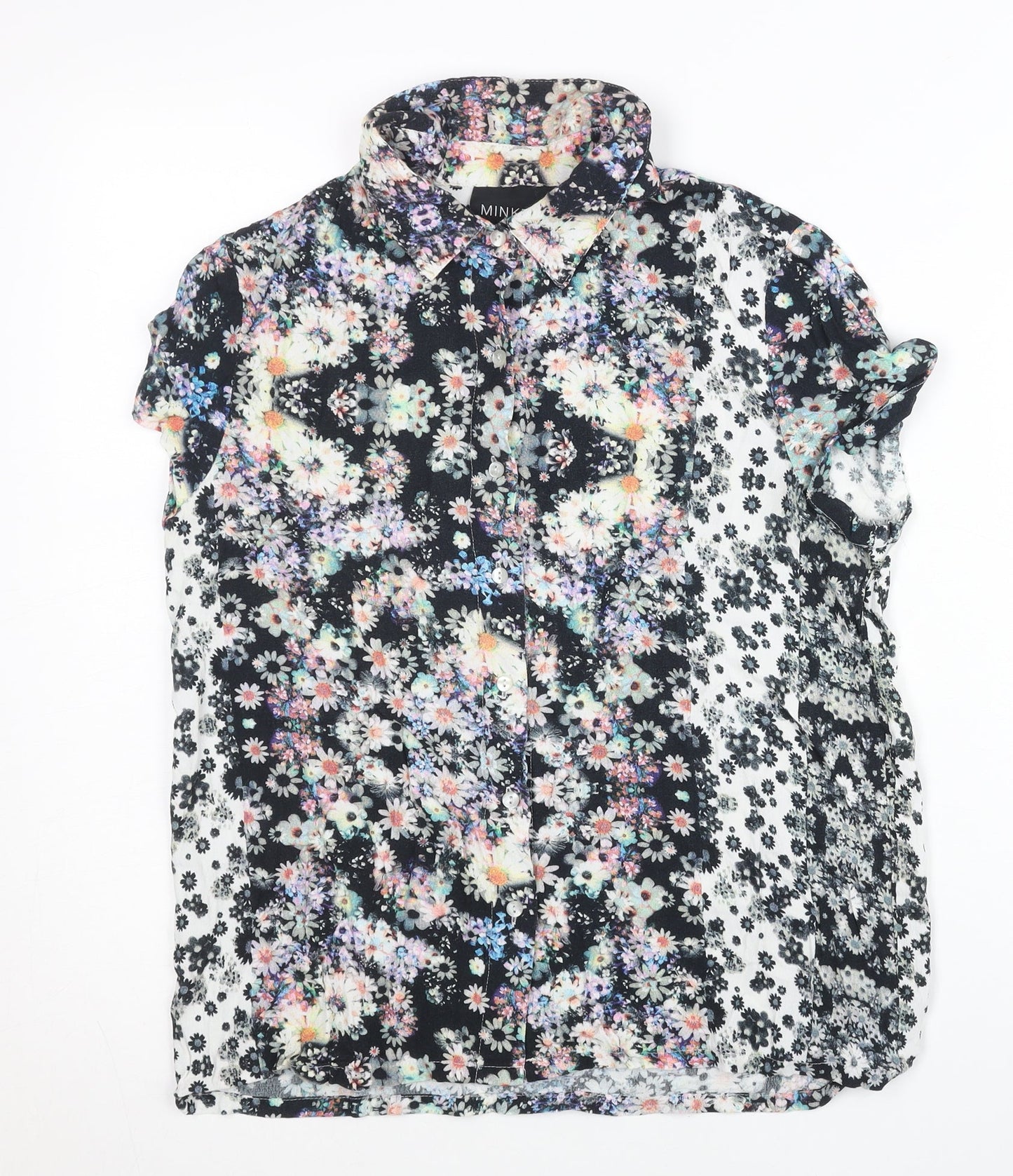Womens UK Size S MINKPINK Multicoloured Classic Button-Up