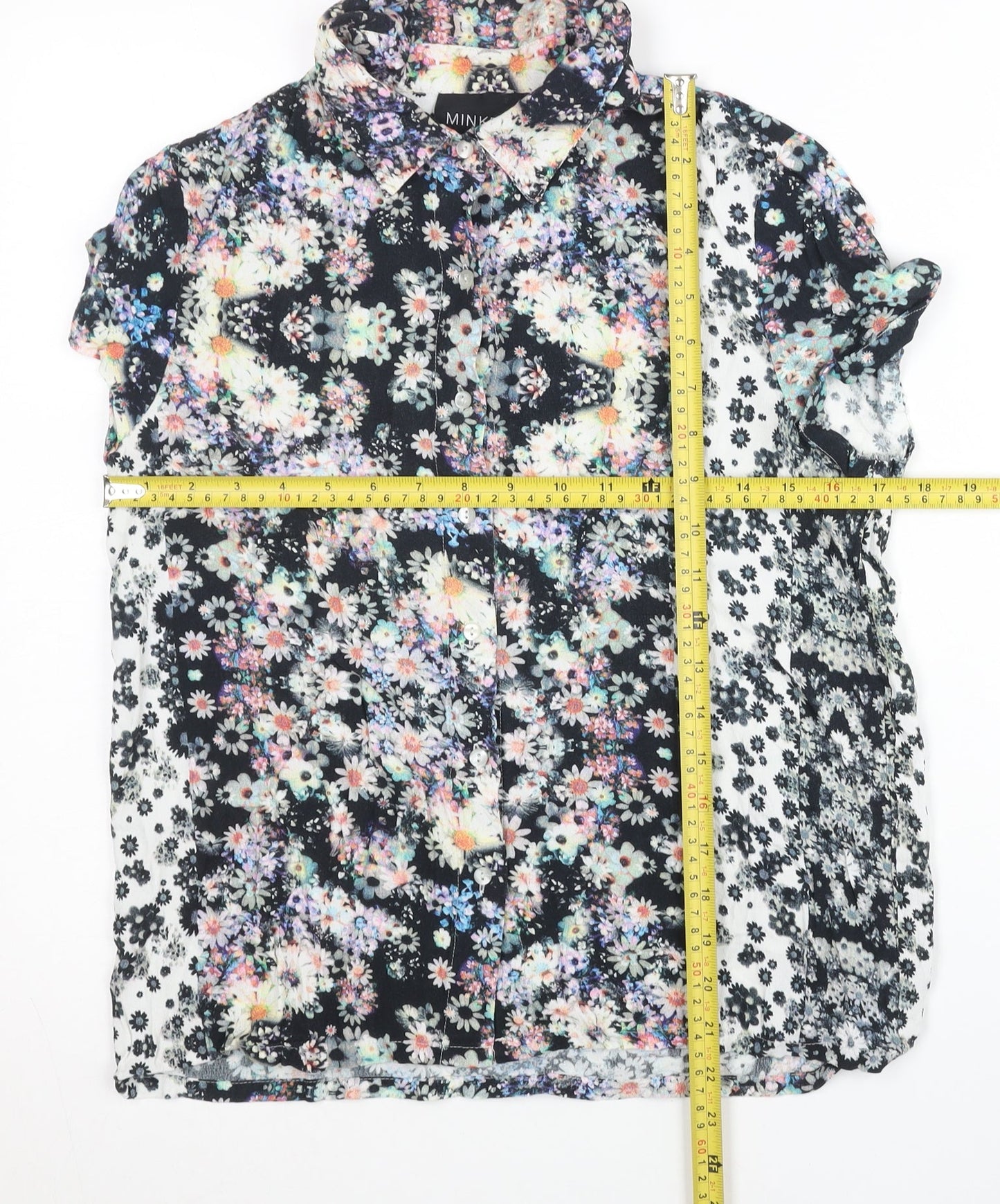 Womens UK Size S MINKPINK Multicoloured Classic Button-Up