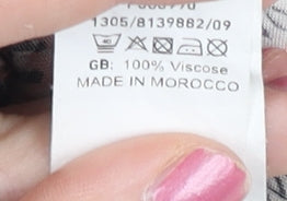 New Look Petite Womens Multicoloured Floral Puff Sleeve Blouse UK 8