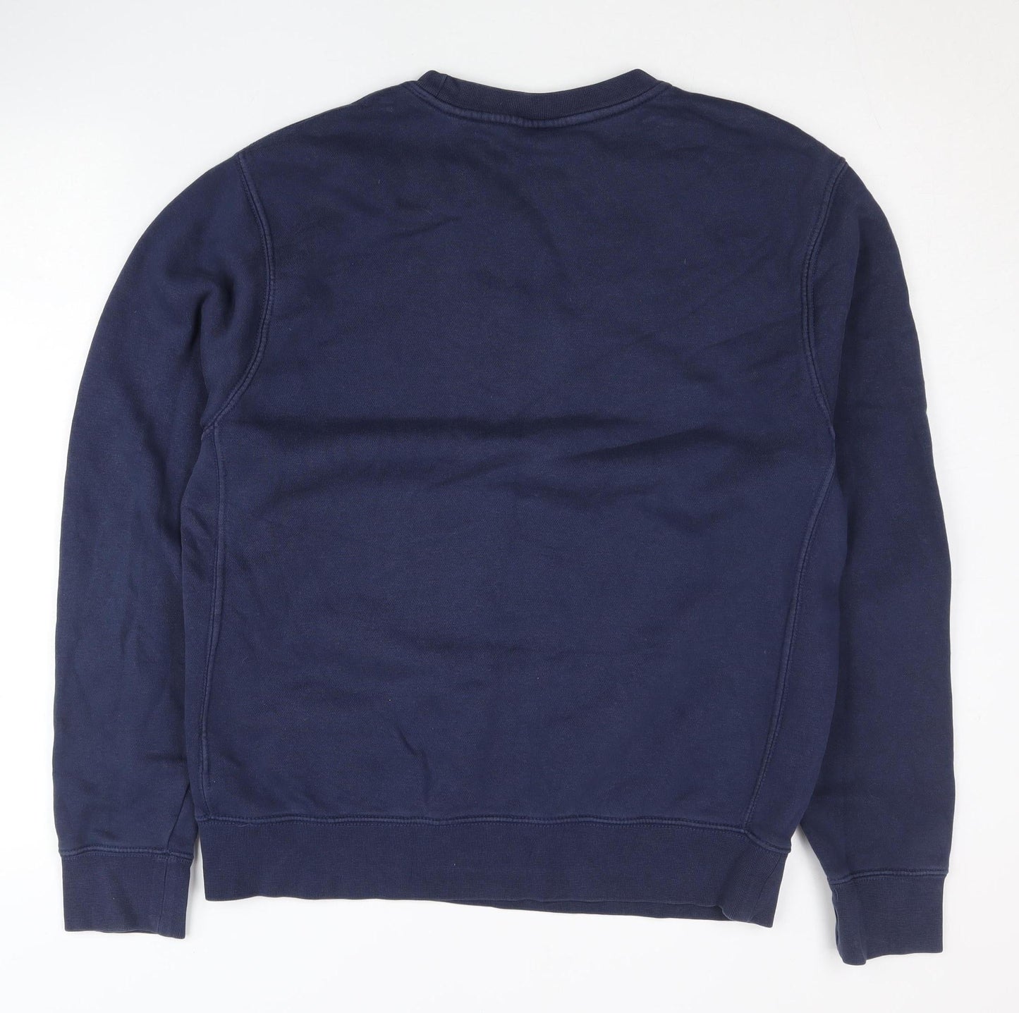 Nike Women’s Blue Pullover Sweatshirt Small Crew Neck Logo Sportswear