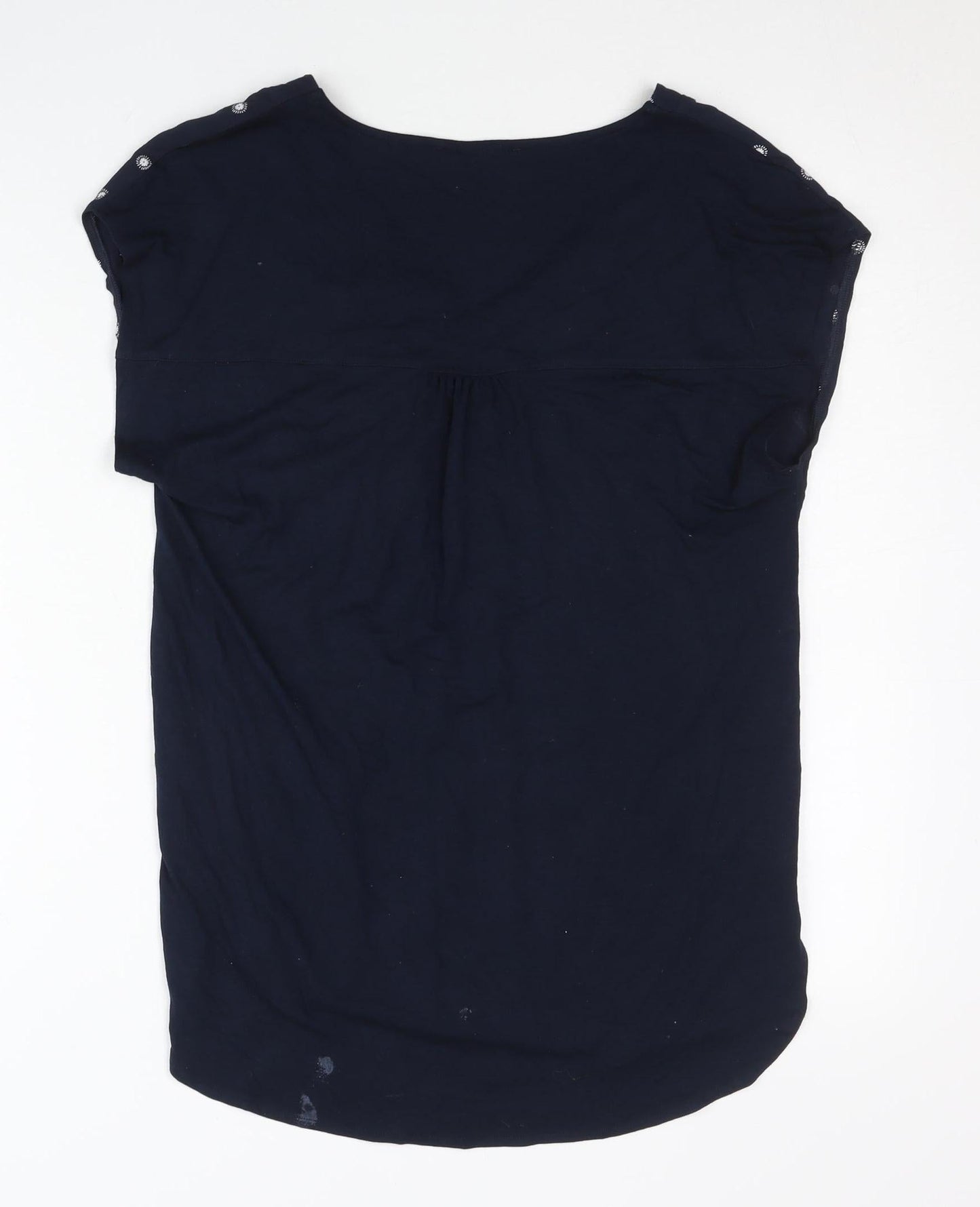 Womens UK Size 6 Marks and Spencer Blue Tunic Blouse