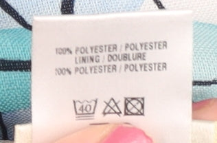 Eastex Women’s Blue Floral A-Line Midi Skirt Size 12