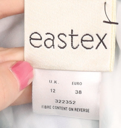 Eastex Women’s Blue Floral A-Line Midi Skirt Size 12