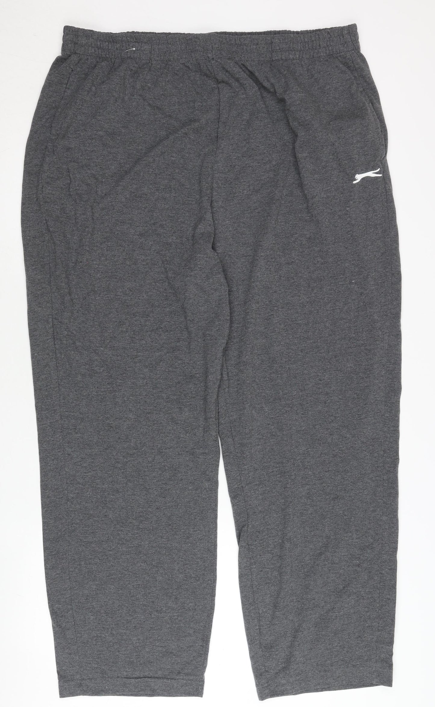Slazenger Men’s Grey 3XL Sweatpants Regular Fit Elastic Waist