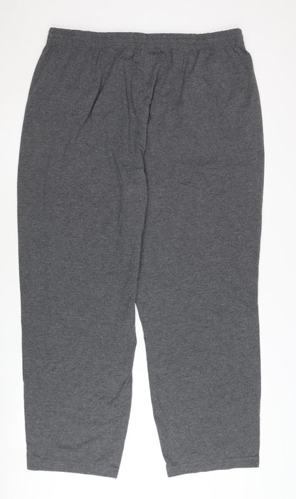Slazenger Men’s Grey 3XL Sweatpants Regular Fit Elastic Waist