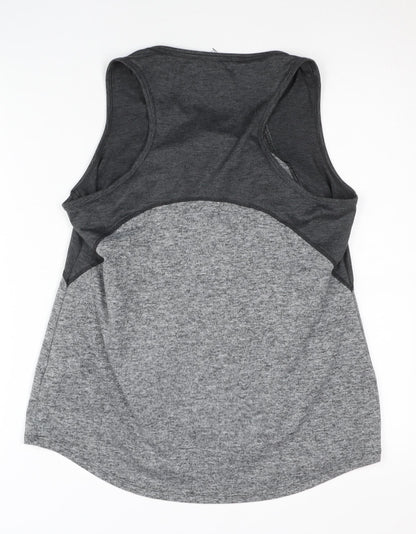 Marks and Spencer Womens Grey Size 16 Tank Top Activewear Sports Gym