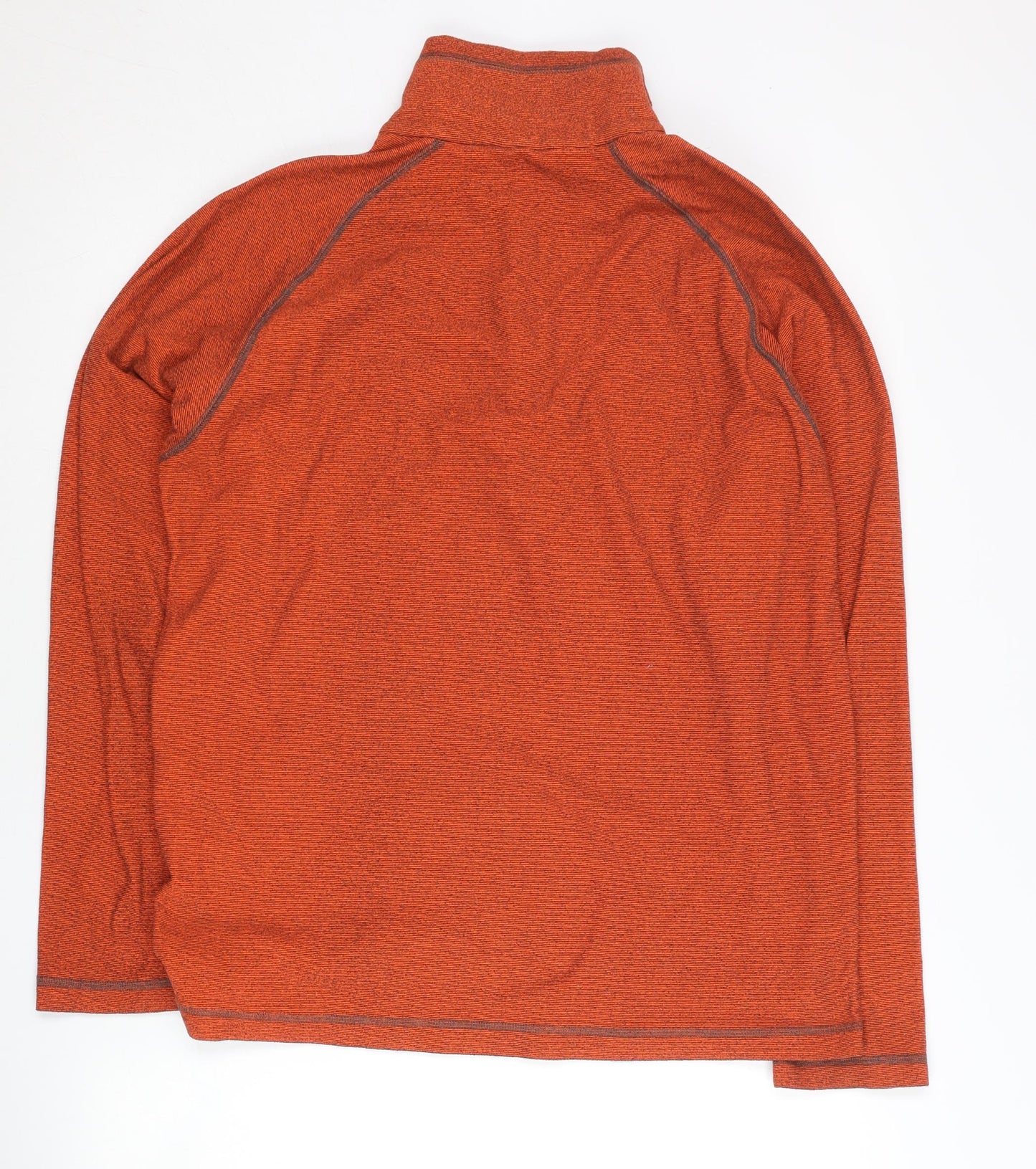 Mens UK Size L Regatta Orange 1/4 Zip Sweatshirt