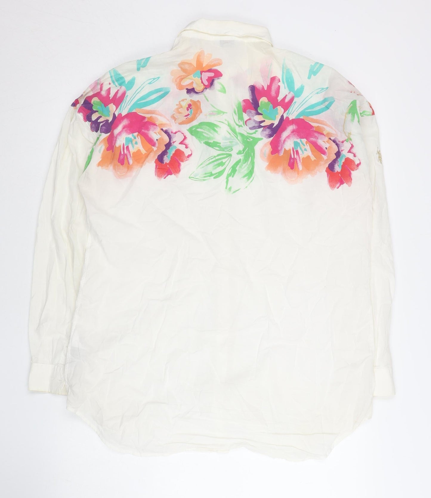 Womens UK Size 12 U.S. Polo Assn. White Classic Button-Up