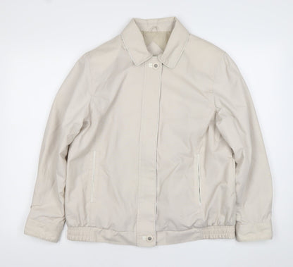 Womens UK Size 14 BHS Beige Basic Jacket