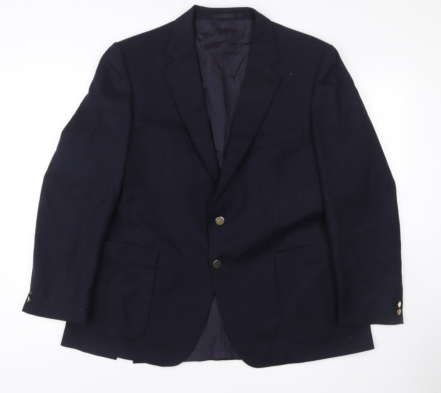 Marks and Spencer St Michael Men’s Blue Wool Blazer 43 Short Classic