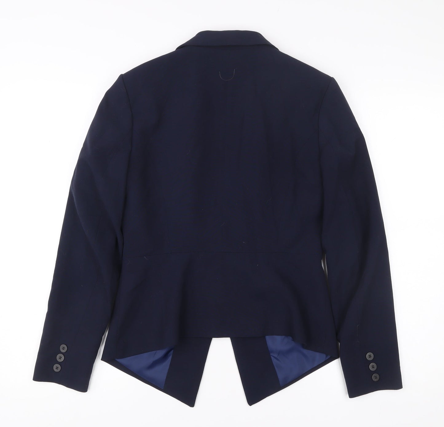 H&M Women’s Blue Size 10 One Button Tailored Suit Jacket