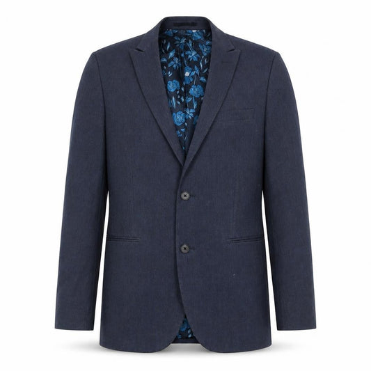 Next Men's Blue 38in Regular Fit Two-Button Blazer Jacket