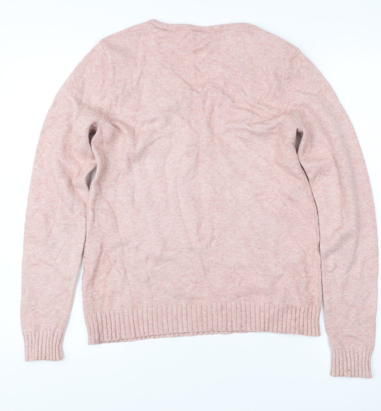 Womens UK Size S VILA Pink Pullover Jumper