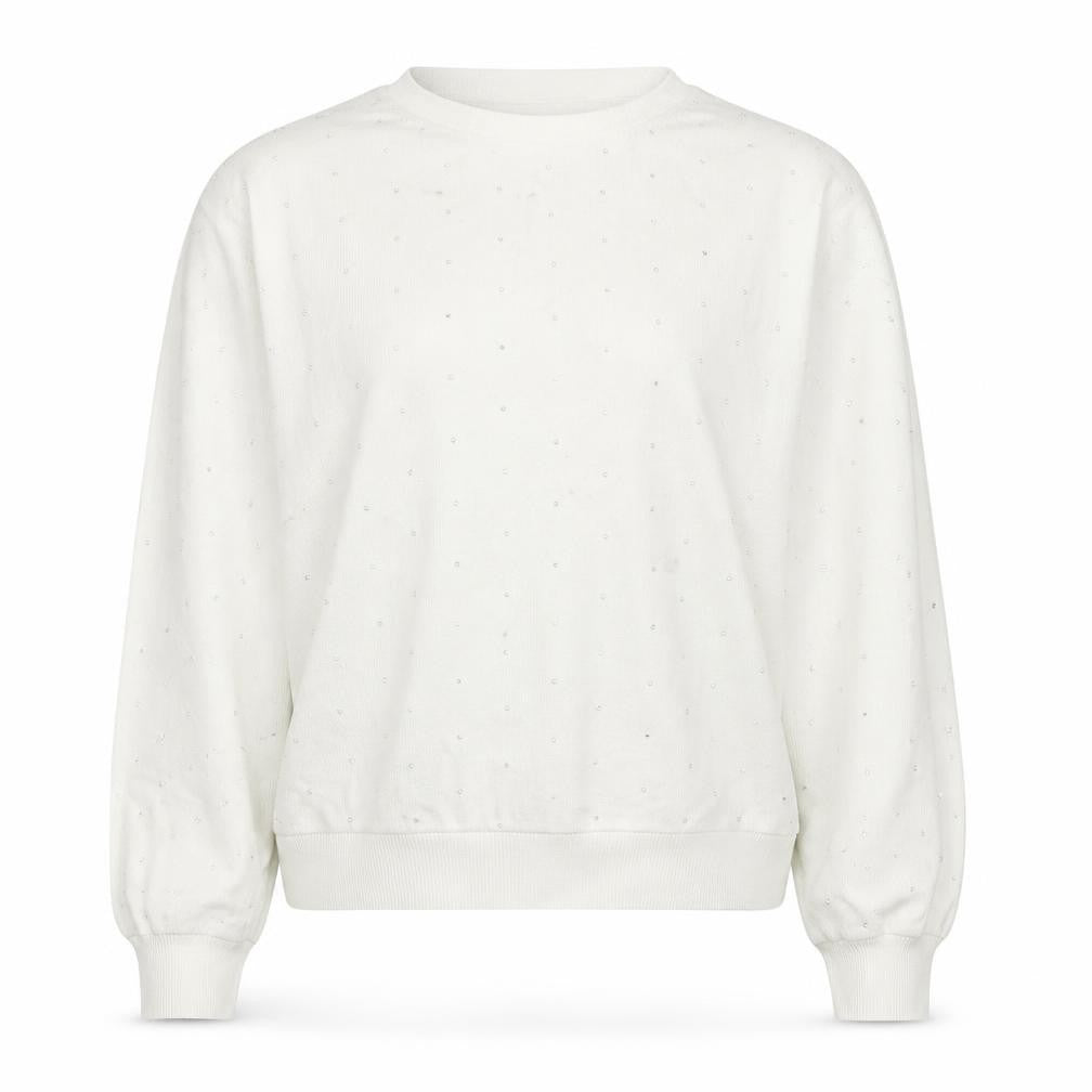 Womens UK Size L Marks and Spencer White Pullover Jumper