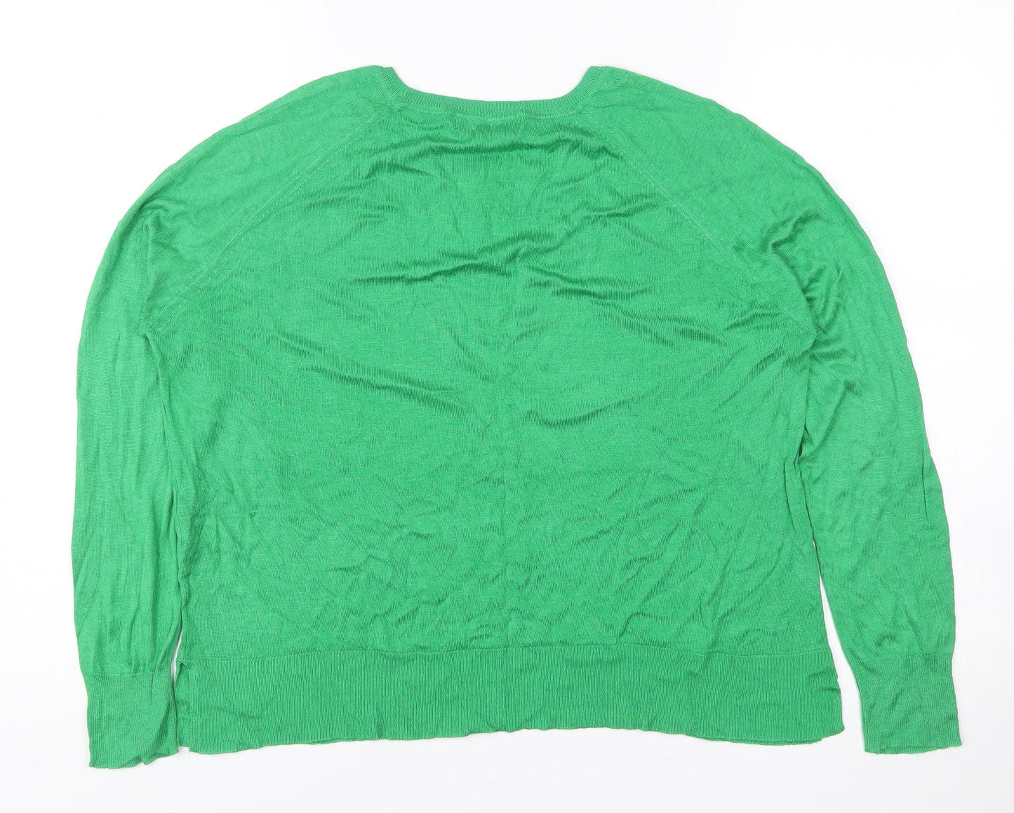 Womens UK Size M Zara Green Pullover Jumper