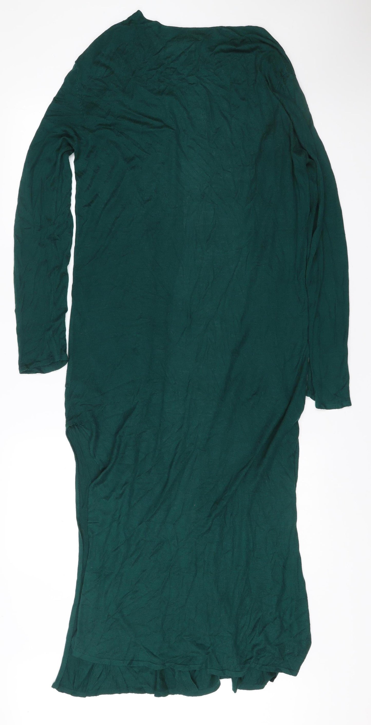 H&M Women’s Green Long Sleeve V-Neck Cardigan Size 8