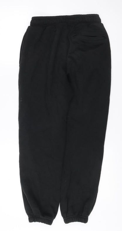 Puma Mens Black XS Jogger Sweatpants Cotton Blend Tapered Fit