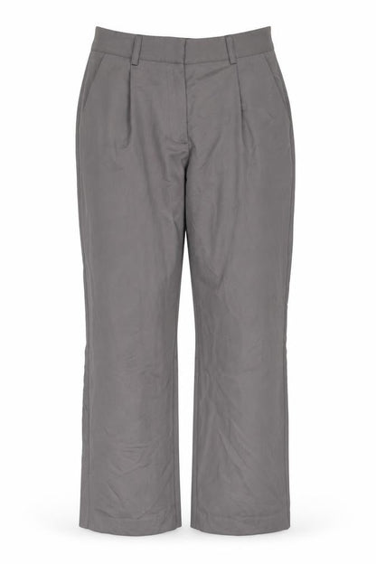 Womens UK Size 8 NA-KD Regular Fit Business Workwear Casual Grey Trousers