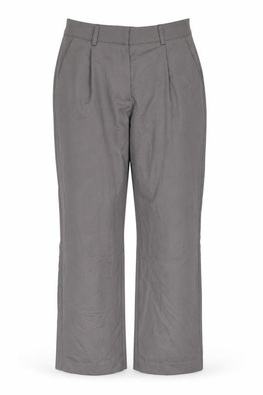 Womens UK Size 8 NA-KD Regular Fit Business Workwear Casual Grey Trousers