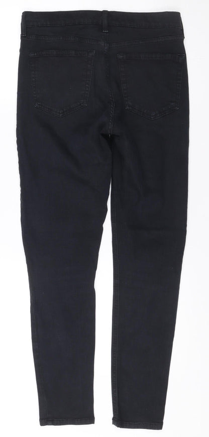Topshop Moto Womens Black Skinny Slim Jeans Size W30 L32
