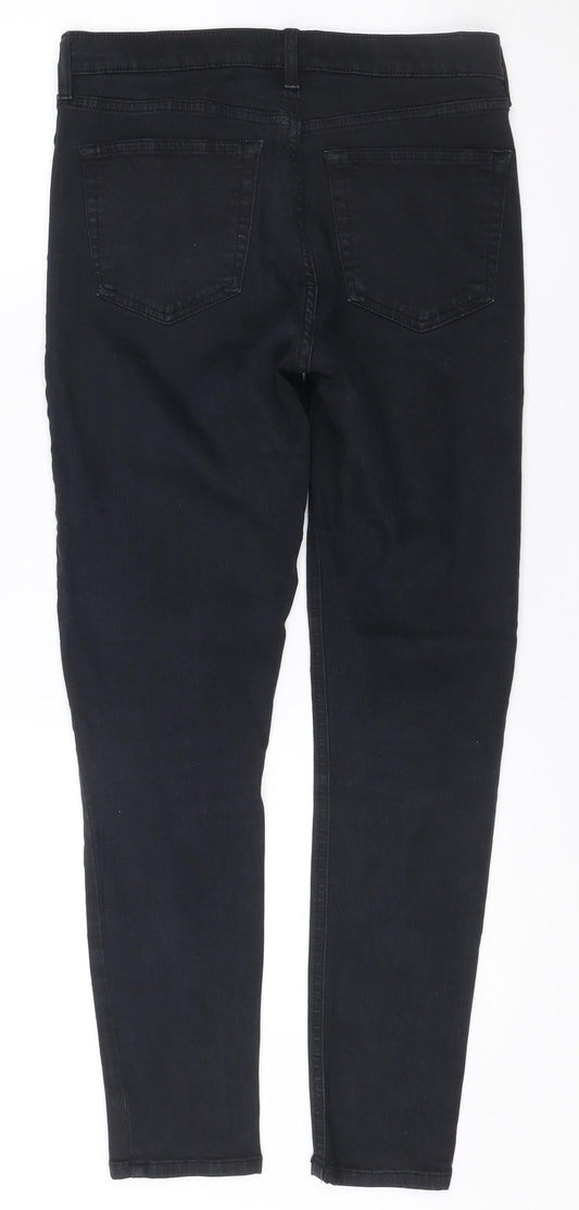 Topshop Moto Womens Black Skinny Slim Jeans Size W30 L32
