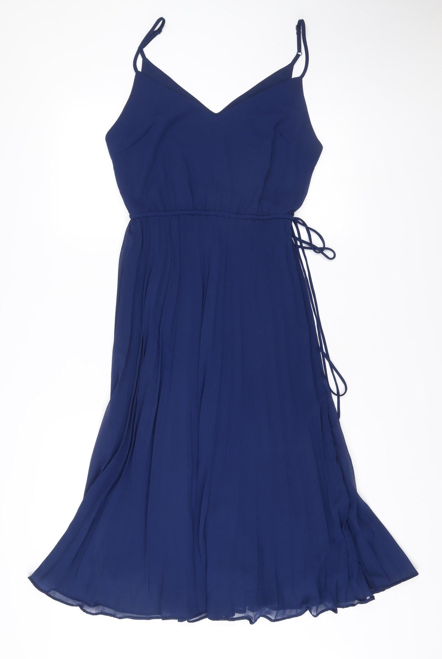 ASOS DESIGN Women’s Blue A-Line Chiffon Dress Size 10