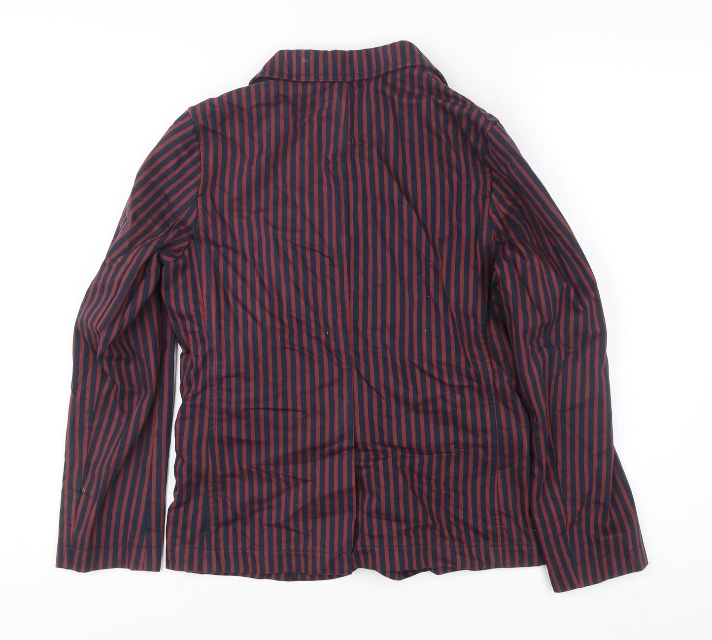 J Jeans Boys Red Blue Striped Cotton Suit Jacket 11 Years Casual Party